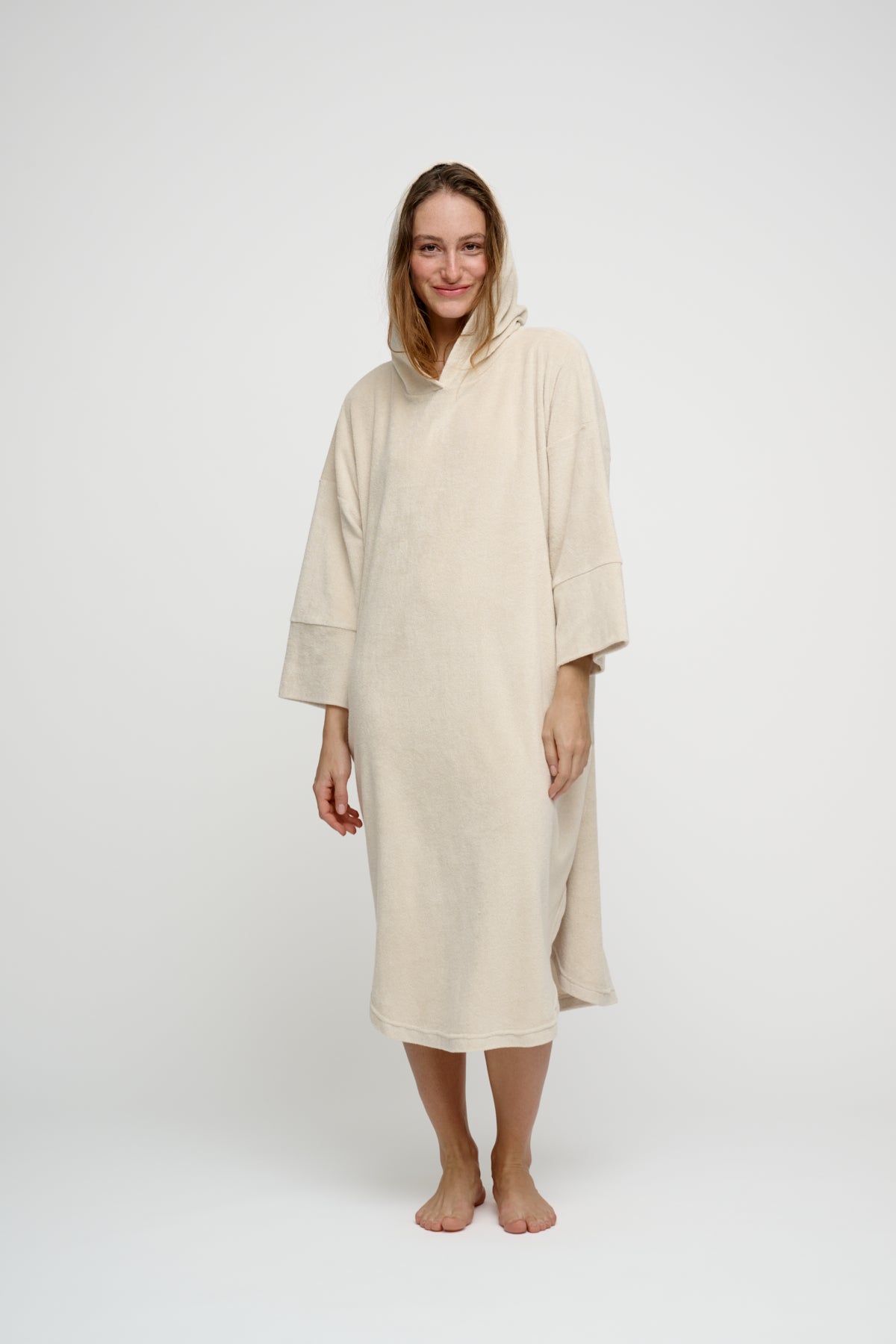 Cover Me Terry poncho - Pure Beige